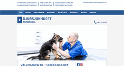 Desktop Screenshot of djurkliniken.se