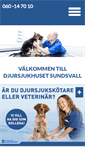 Mobile Screenshot of djurkliniken.se
